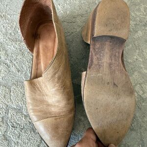 Free People Tan Ankle Boots